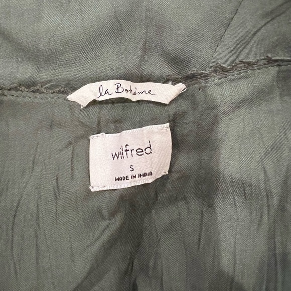 Aritzia Wilfred Irene Lace Trim Wide Leg Jumpsuit - Picture 5 of 5